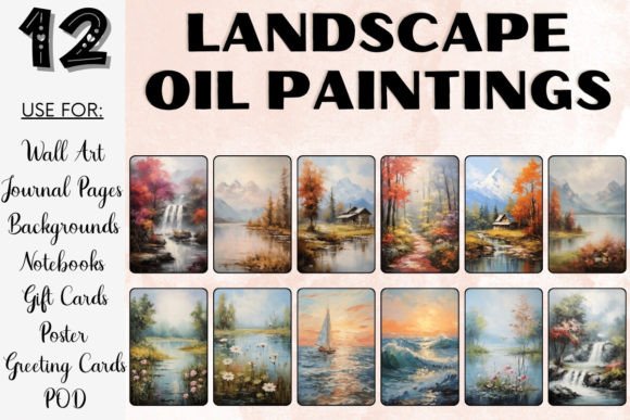 Download Landscape Oil Paintings Poster Wall Art - Poster Collection