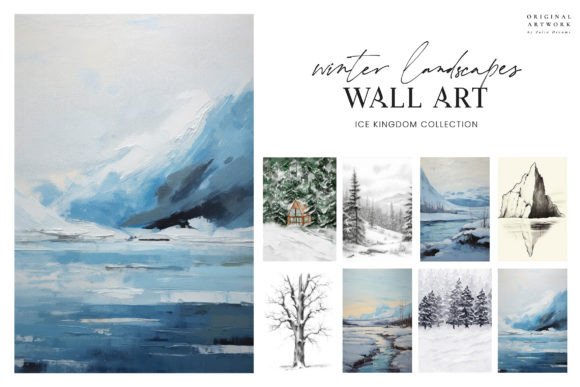 Download Winter Landscape Wall Art Poster - Poster Collection
