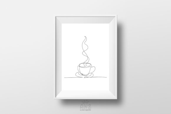Download Minimal Coffee Cup One Line Drawing - Minimal Collection