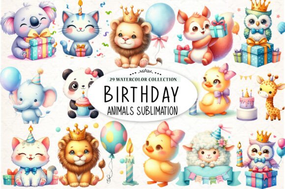 Download Minimalist Birthday Animal Sublimation - Minimal Collection